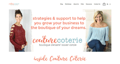 Desktop Screenshot of couturecoterie.com